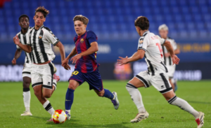 Juan Hernandez, durante el Castellón B - Barça B. Foto: Punto Deportivo