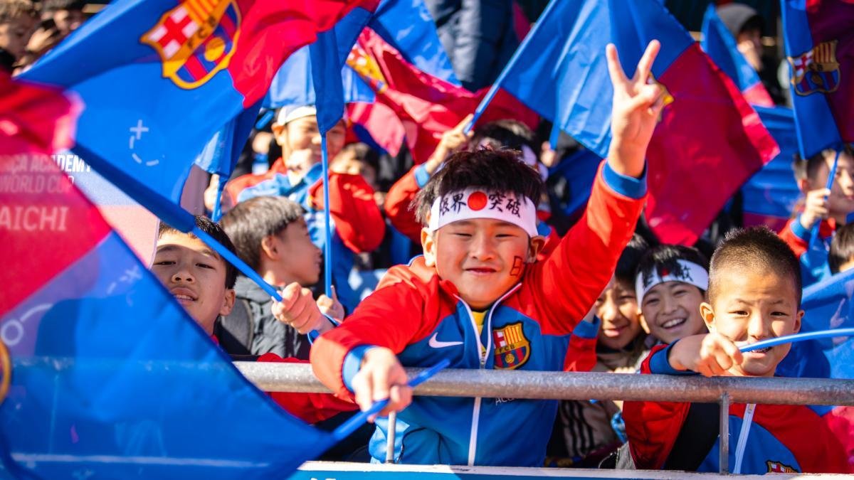 Inauguración de la Barça Academy World Cup 2026. 