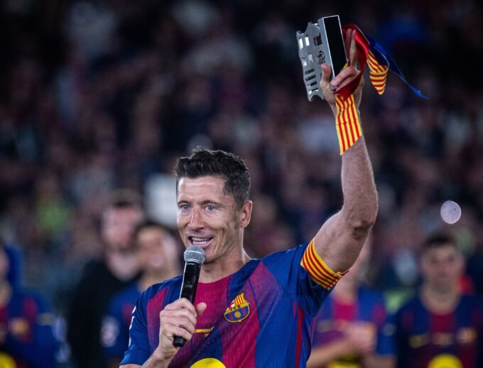 Lewandowski se despide del Camp Nou