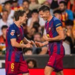 Lewandowski con Gavi