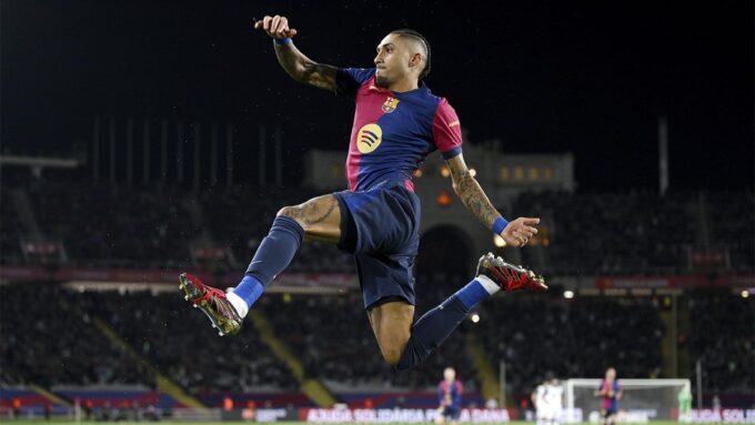 La equipación de la temporada 24/25, la elegida para la jornada retro. Foto: FCB