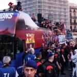 La rúa de campeón del Barça en el 2025