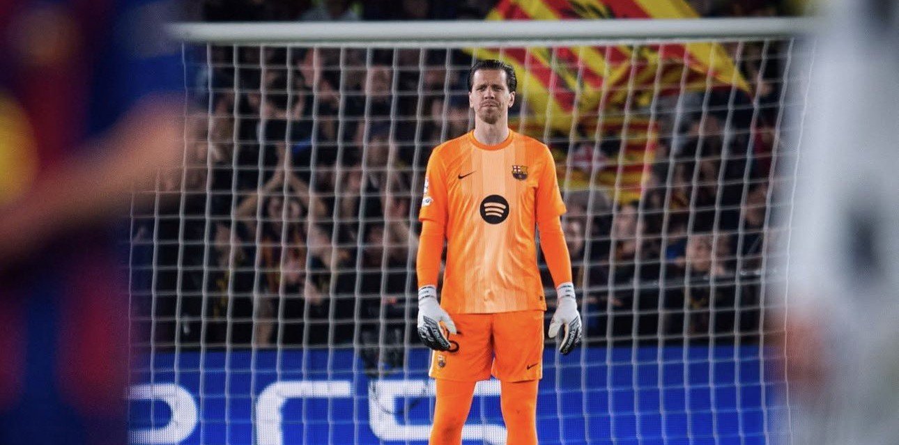Szczesny en el último partido que disputó con el Barça