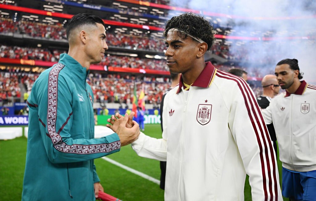 Lamine y Cristiano