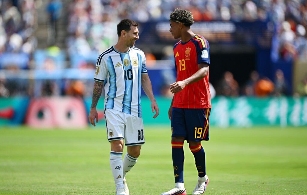 Lamine y Messi