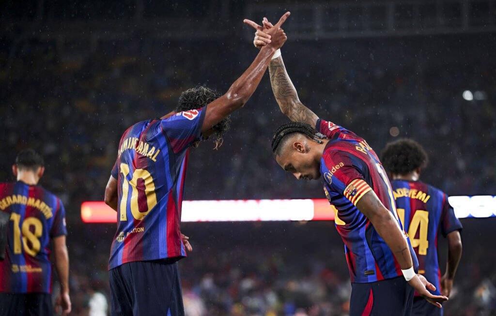 Lamine y Raphinha