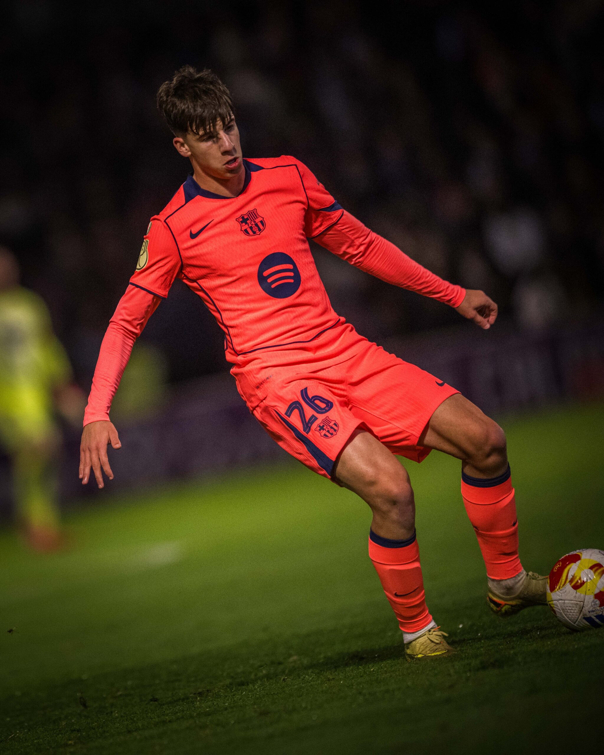 El lateral fue relevado por Balde